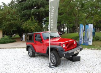 Partecipanti entusiasti al Jeep Experience off-road presso il Golf Club di Perugia