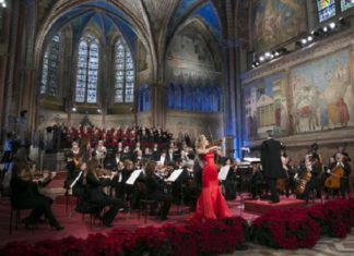 Grasso e Pinotti ad Assisi per il concerto di Natale