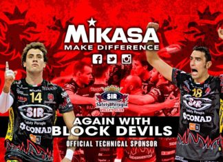 Mikasa sponsor tecnico dei “block devils”
