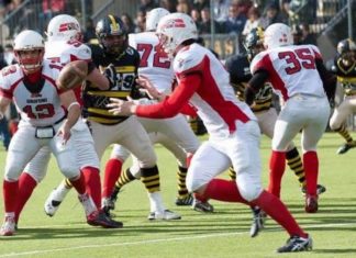 Impegno da vincere conto i Minatori Cave per arrivare nei playoff del football americano a 9