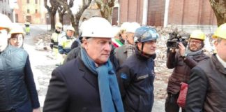 Sisma: Tajani e Navracsics in visita a Norcia