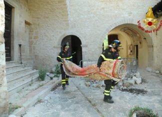 Reperti recuperati dall’Abbazia di Preci