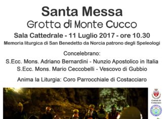 Costacciaro: celebrazioni per San Benedetto nella Grotta di Monte Cucco