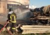 Incendio distrugge una falegnameria: nessun ferito