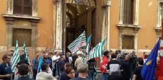 Ex Fcu: la protesta di lavoratori e sindacati