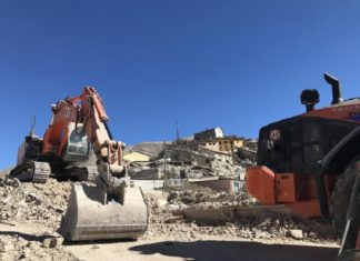 A Castelluccio tra ruspe e maceria si pensa al futuro