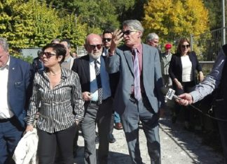 La De Micheli in visita all'abbazia di Preci