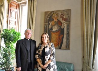La Marini riceve il presidente del Ceu