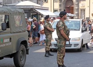 L'Esercito a presidio degli uffici giudiziari