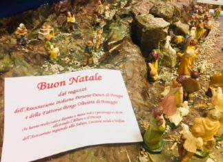 Regione Umbria: decori natalizi datti da ragazzi affetti dalla sindrome di down