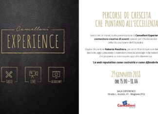 Enogastronomia e ristorazione: a Magione i workshop di “Cancelloni Experience”