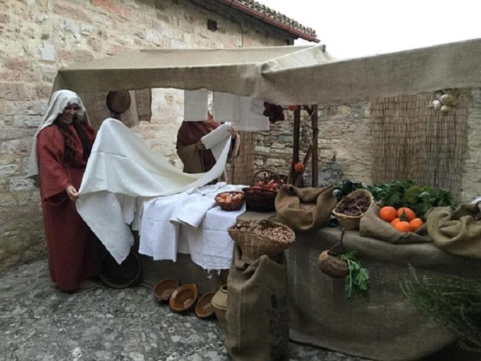 Il 6 gennaio il Presepe prende vita a Montefalco