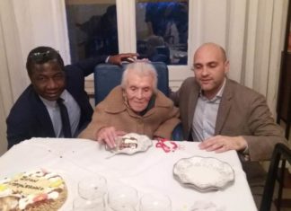 Anna Streghini neo centenaria perugina