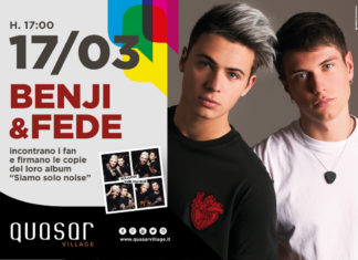Benji e Fede approdano al Quasar Village