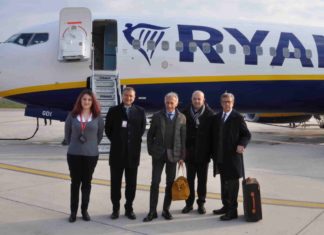 Inaugurato il nuovo volo Perugia-Francoforte