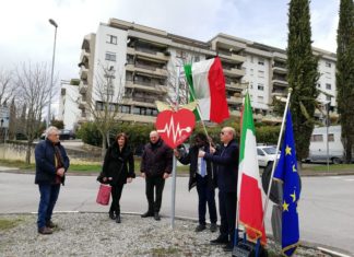 Gli "Angeli del Cuore" di Perugia donano la loro rotatoria a S. Lucia