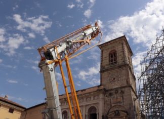 Sisma, riprendono i lavori alla Basilica di Norcia