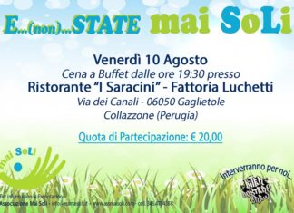 Collazzone, sotto le stelle cadenti desideri e solidarietà concreta