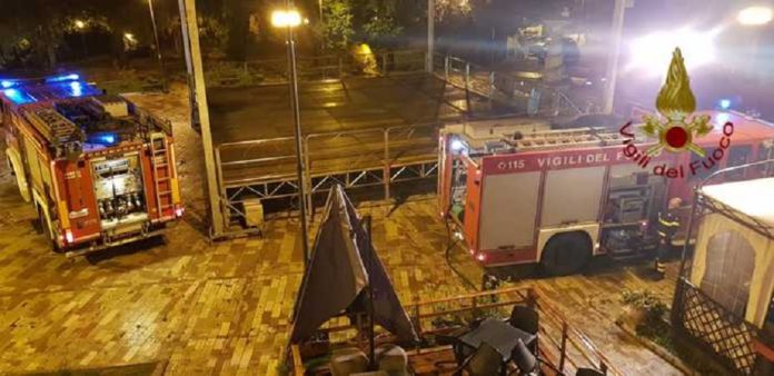 Incendio in un bar a Cascia: danni ingenti al locale