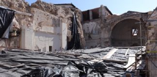 Norcia, Basilica di San Benedetto: rimosse montagne di macerie