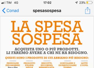 Trevi: ‘Spesa sospesa’ per aiutare le famiglie in difficoltà