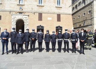 Perugia: la cerimonia di ringraziamento e al prefetto e alle forze dell’ordine