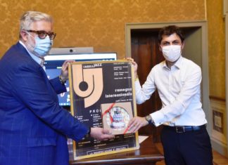 Il nuovo presidente della Fondazione Uj Laurenzi in visita al Sindaco Romizi