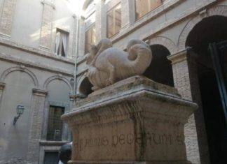 Terni: la statua del Thyrus trasferita a Palazzo Spada