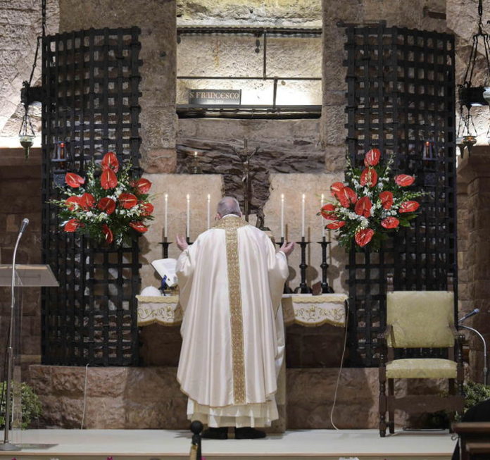 Pope Francis in Assisi