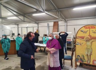 Il nuovo Vescovo di Terni Antonio Soddu in visita alla Comunità Incontro Onlus di Amelia