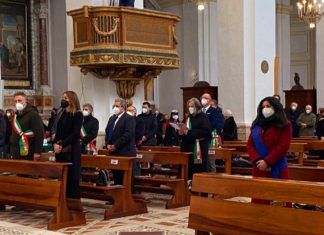 Spoleto: la presidente della Provincia, Stefania Proietti ha partecipato al Pontificale del Santo patrono della città, Ponziano