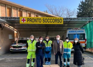 “To Italy with love”: donate oltre 40mila mascherine Fpp2 anche nel 2021