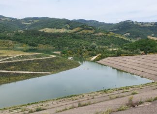 Diga sul Chiascio, raggiunta la prima quota d’invaso