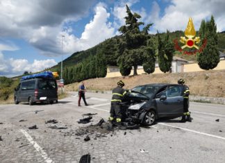 Umbria: incidente sulla Flaminia