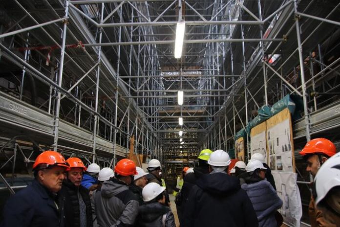 Aperto al pubblico il cantiere della Basilica di Norcia