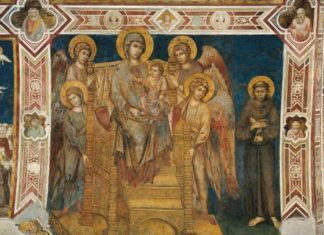 Ferrari restaura l’affresco del Cimabue nella Basilica di S. Francesco d’Assisi