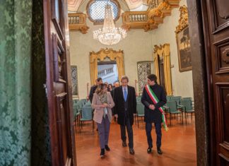 Il Ministro per la Protezione Civile Nello Musumeci a Perugia