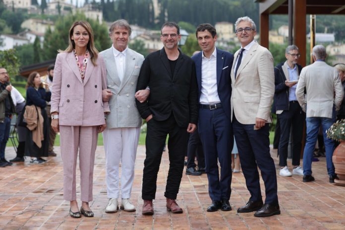 _Paola Agabiti, Brunello Cucinelli, Nino Marino, Andrea Romizi, Maurizio Oliviero_ph Gianluca Pantaleo