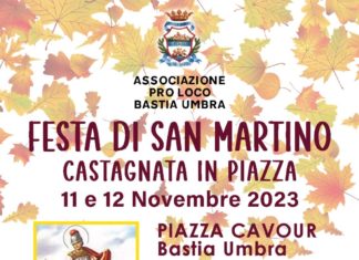 Torna la Castagnata in Piazza della Pro Loco di Bastia Umbra