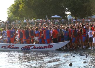 Passignano sul Trasimeno, il Palio delle barche 2024 si tinge di rossoblù