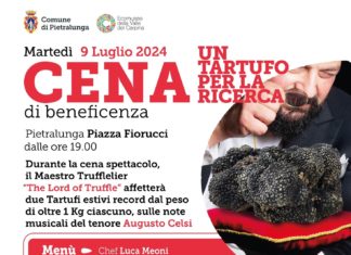 Pietralunga scende in piazza per una cena di beneficenza a base di tartufo