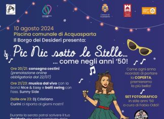 Ad Acquasparta San Lorenzo si festeggia col pic nic sotto le stelle