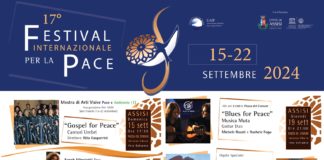 Assisi: al via il Festival internazionale per la pace dal 15 al 22 settembre
