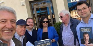 Anche la Lega Città di Castello è scesa in piazza per la raccolta delle firme a sostegno del Ministro Matteo Salvini