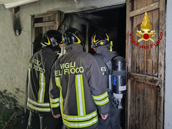 Incendio in un appartamento a Castel Giorgio