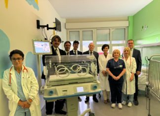 Orvieto, incubatrice neonatale e presidio ventilazione donate a Pediatria