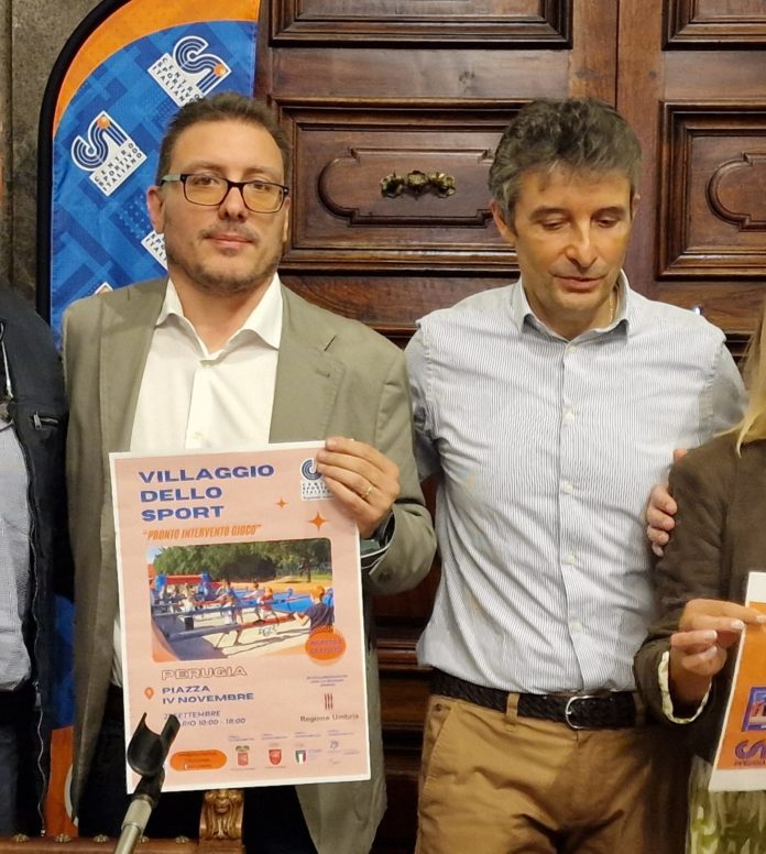 Perugia e Gubbio ospitano il Villaggio dello Sport sabato 21 e domenica 22