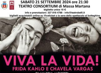 “Storie dal centro”: a Massa Martana lo spettacolo su Frida Kahlo e Chavela Vargas