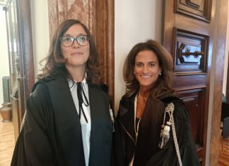 Giuramento davanti all’Ordine degli avvocati delle dipendenti Chiara Agabitini e Benedetta Arcelli
