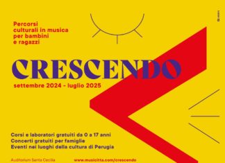 Progetto Crescendo, a Perugia laboratori musicali gratuiti per neonati, bambini e ragazzi da 0 a 17 anni Progetto Crescendo laboratori musicali gratuiti da 0 a 17 anni